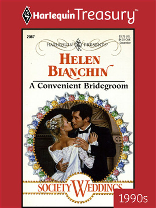 Title details for A Convenient Bridegroom by Helen Bianchin - Available